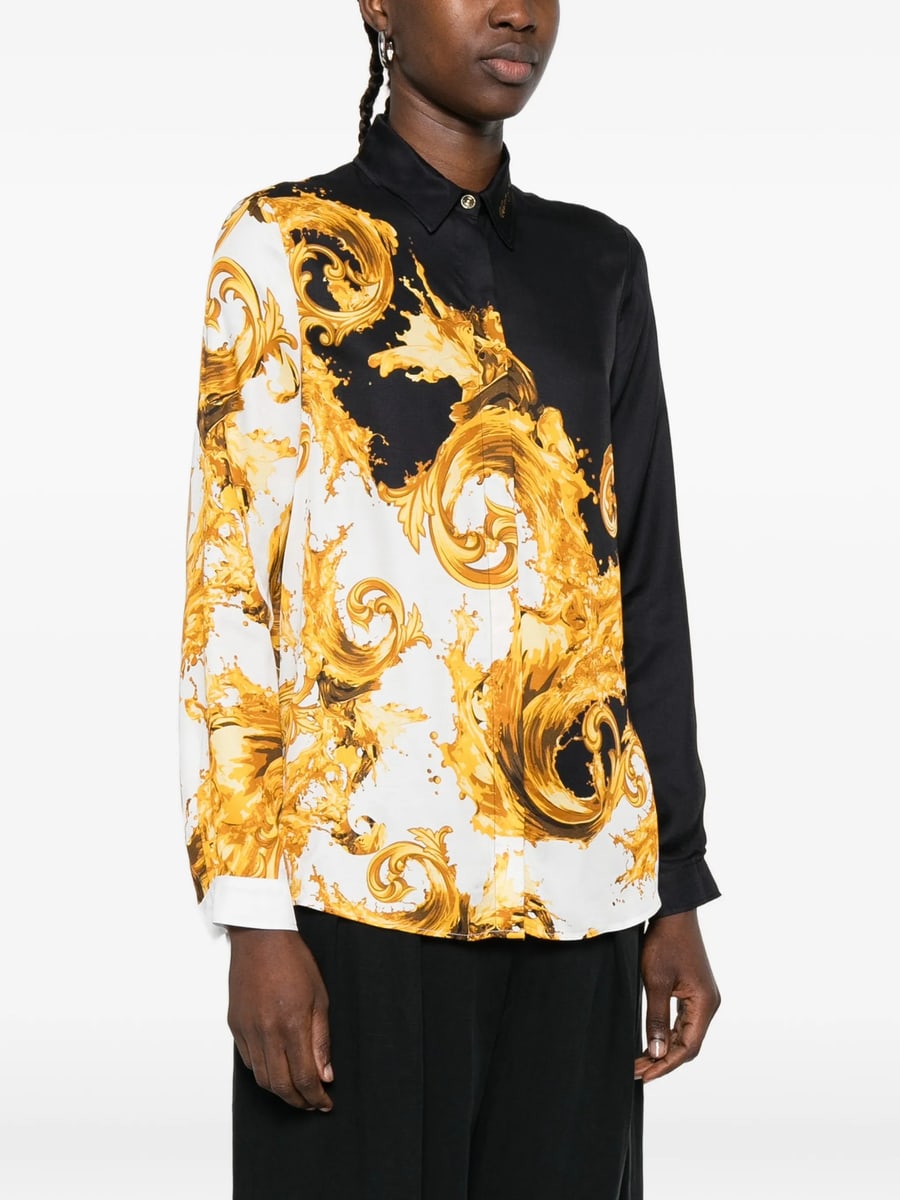 Versace Jeans Couture Versace Jeans Couture Baroque-print Shirt, view 3