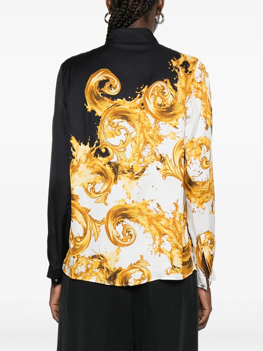 Versace Jeans Couture Versace Jeans Couture Baroque-print Shirt, view 5