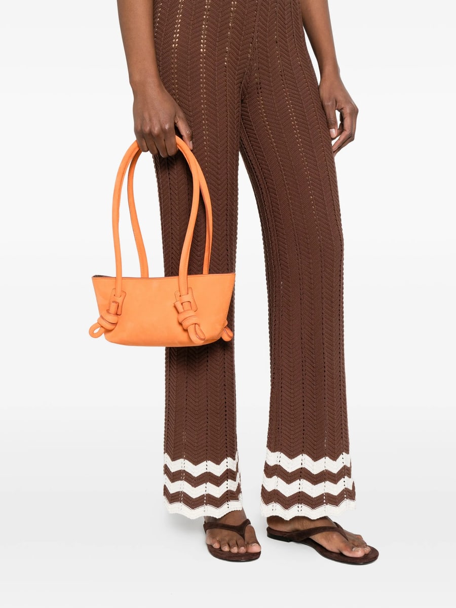 Hereu Hereu Mini Fleca Knot-detail Shoulder Bag, view 4