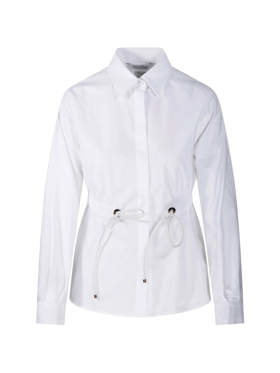 Max Mara Max Mara MXMTAZZINA Elasticated Drawstring Shirt