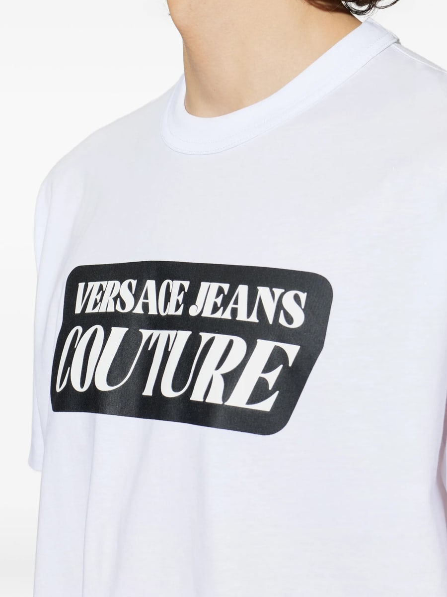 Versace Jeans Couture Versace Jeans Couture Cotton Logo T-shirt, view 3