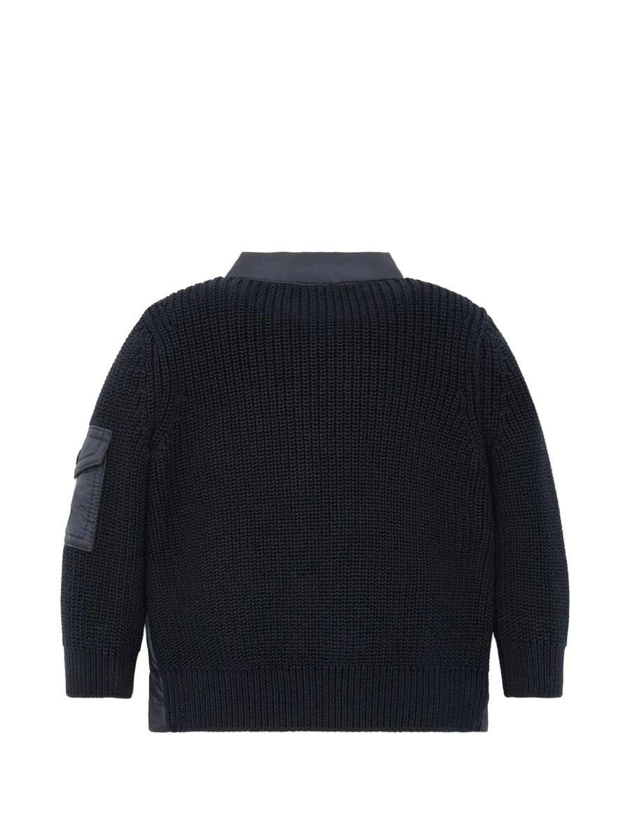 Moncler Moncler Padded-panel Cardigan, view 2