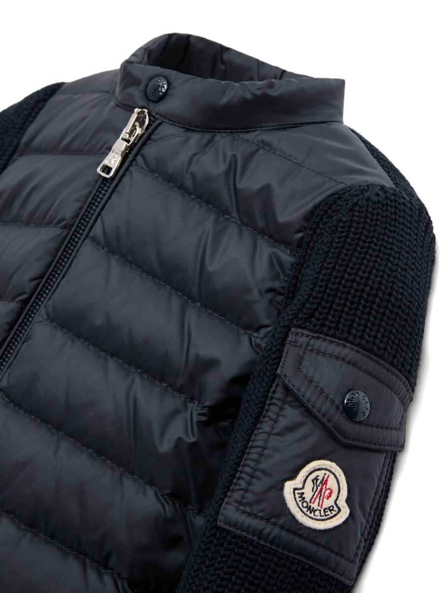 Moncler Moncler Padded-panel Cardigan, view 3