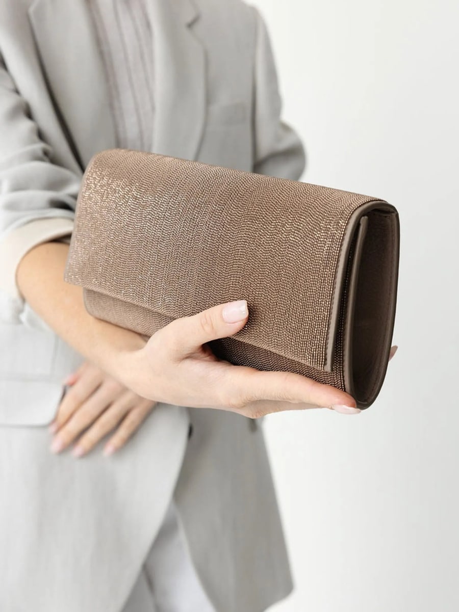 Brunello Cucinelli Brunello Cucinelli Precious Clutch Bag, view 2