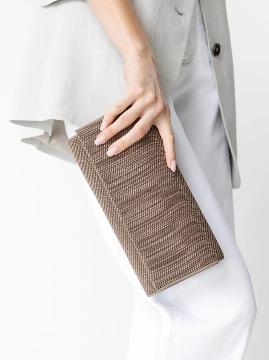 Brunello Cucinelli Brunello Cucinelli Precious Clutch Bag, view 4