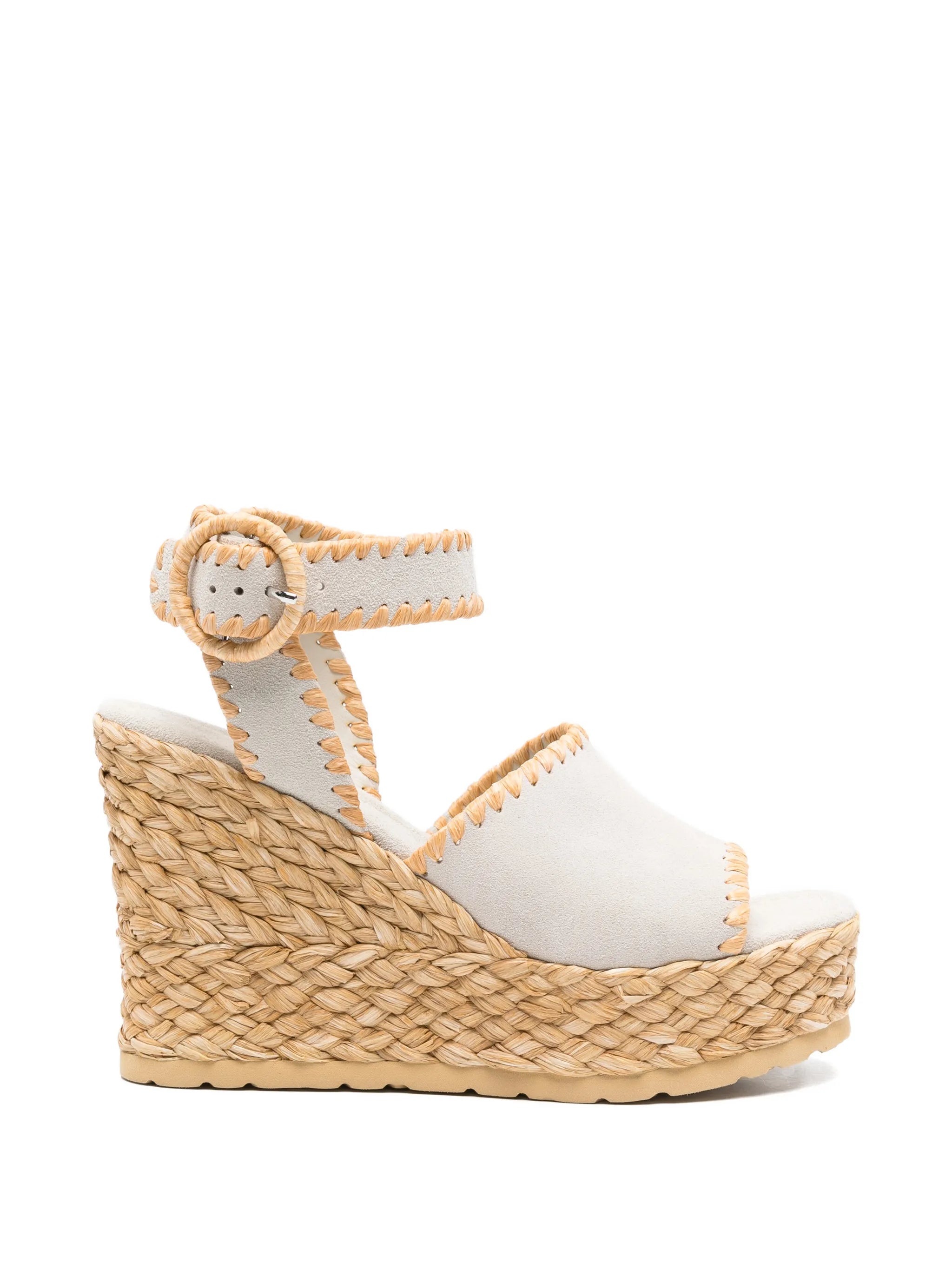 Paloma Barcelo' Paloma Barcelo' Suede Wedge Heeled Sandals