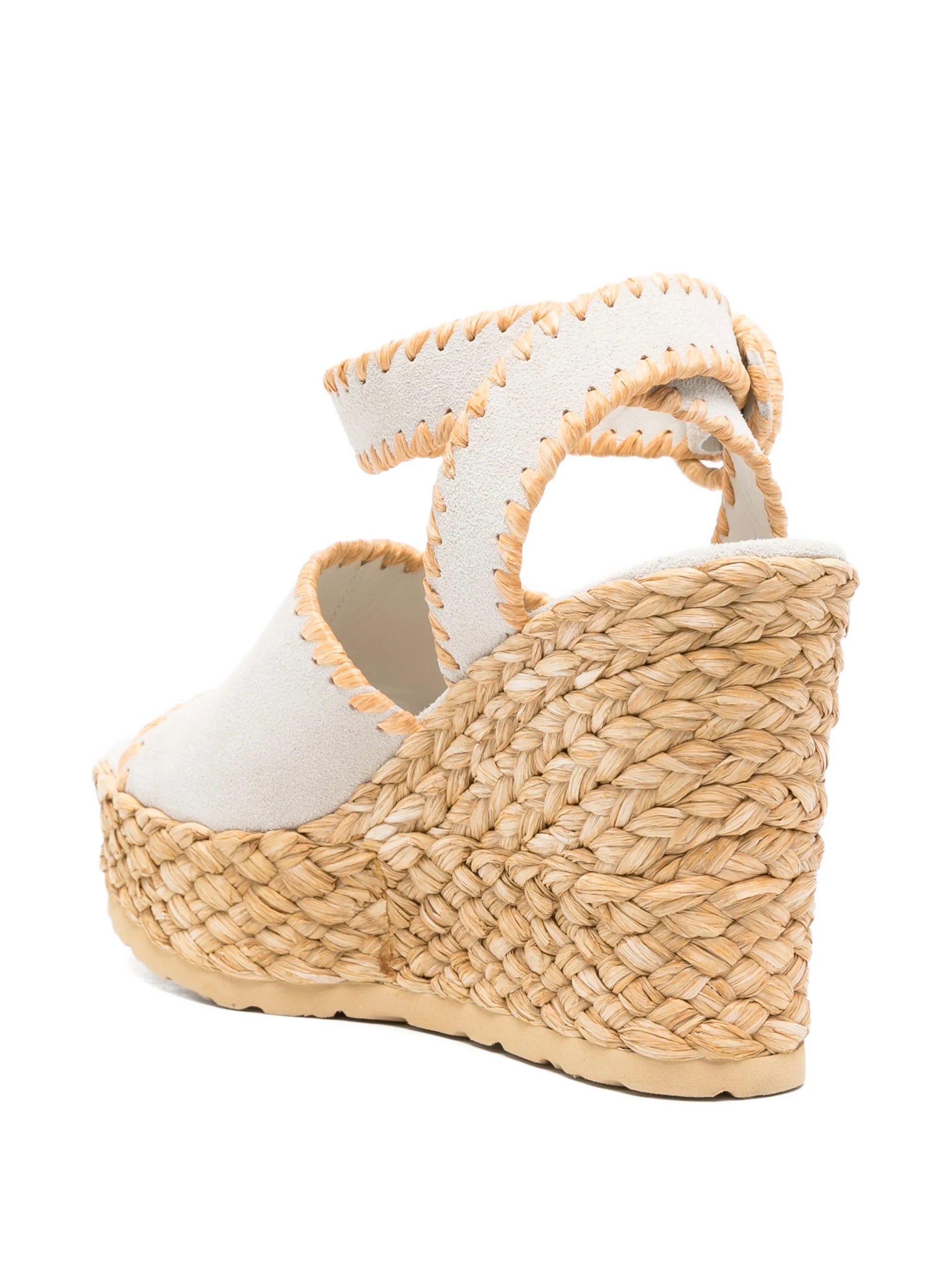 Paloma Barcelo' Paloma Barcelo' Suede Wedge Heeled Sandals, view 2