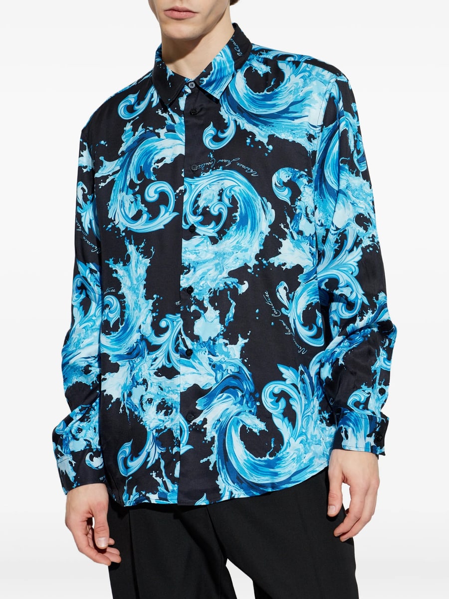 Versace Jeans Couture Versace Jeans Couture Patterned Shirt, view 4