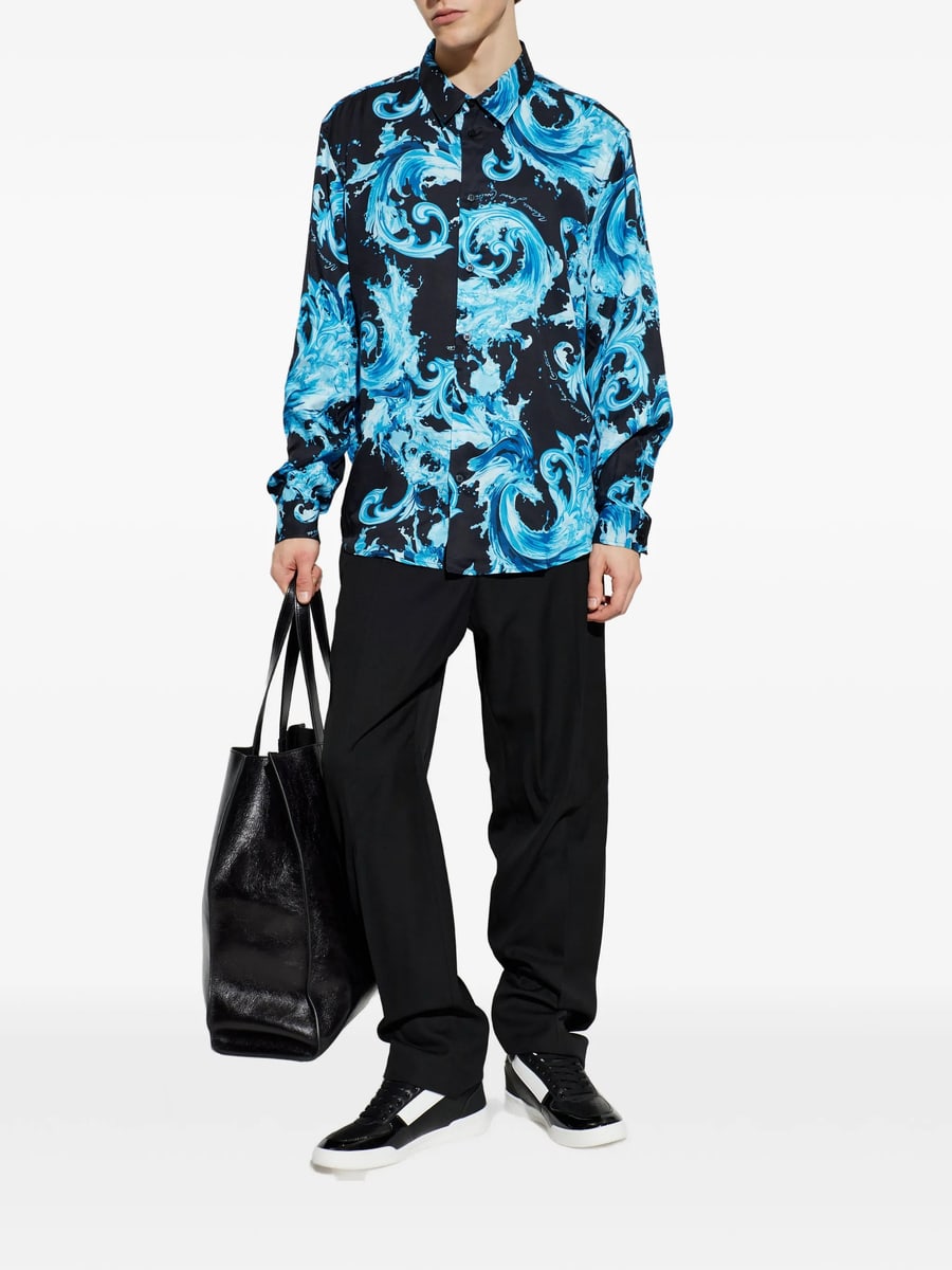 Versace Jeans Couture Versace Jeans Couture Patterned Shirt, view 5
