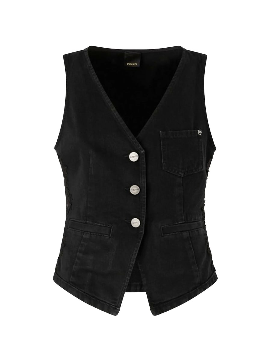 Pinko Pinko Buttoned Pocket Waistcoat