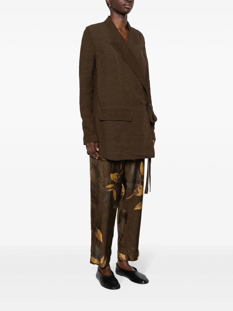 Uma Wang Uma Wang Khloe Wrap-around Blazer, view 3