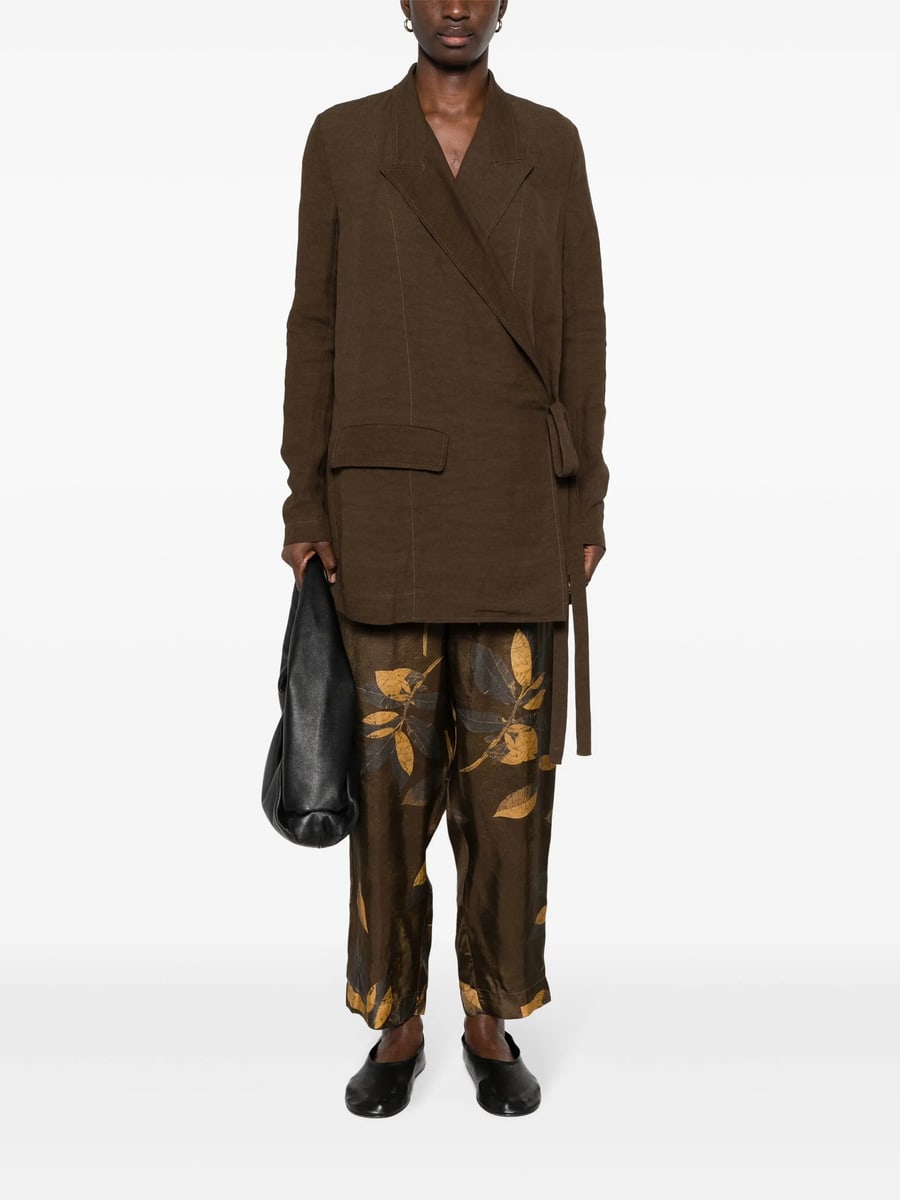 Uma Wang Uma Wang Khloe Wrap-around Blazer, view 4