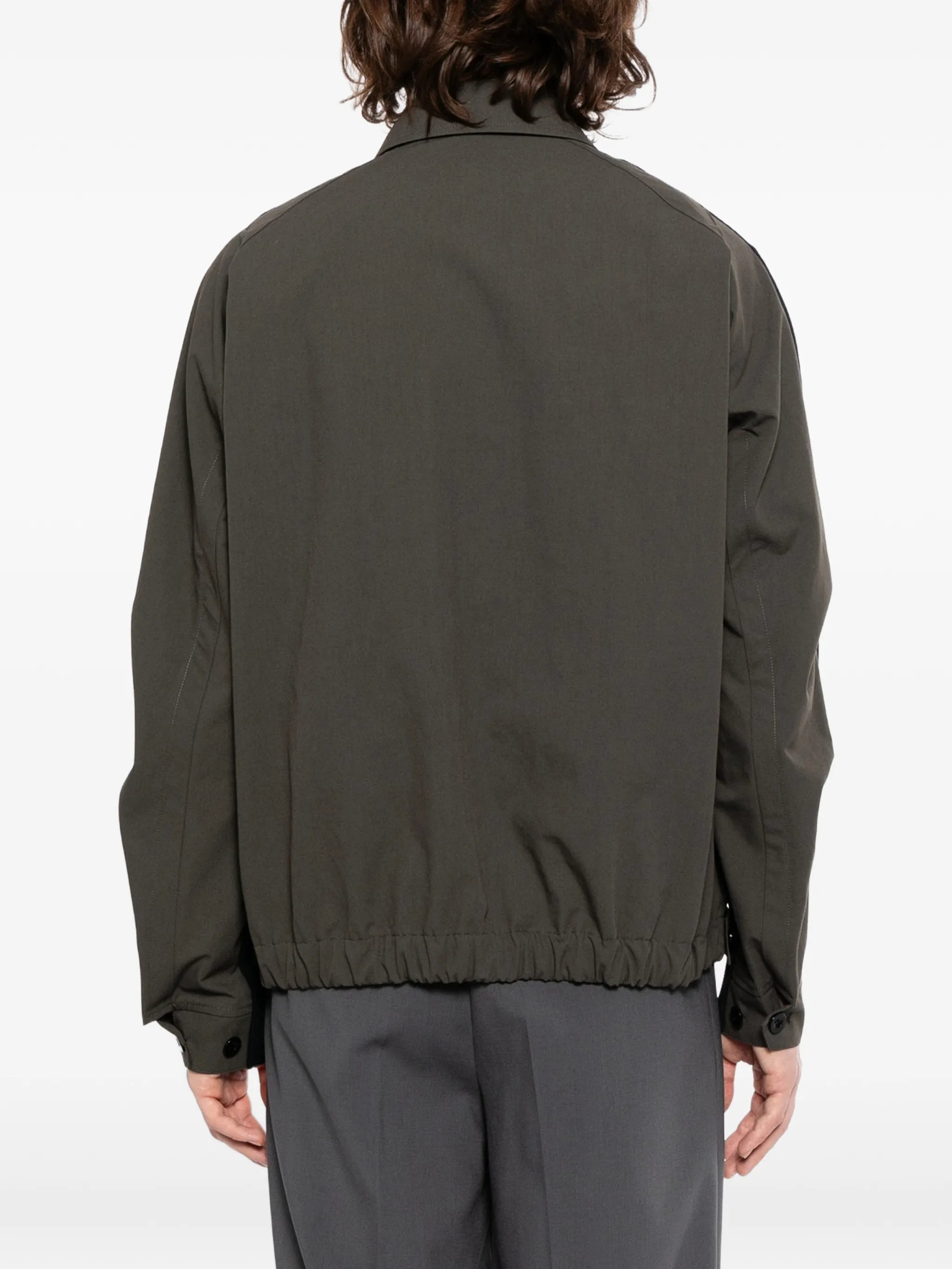 Sacai Sacai Weathercloth X Knit Blouson, view 2