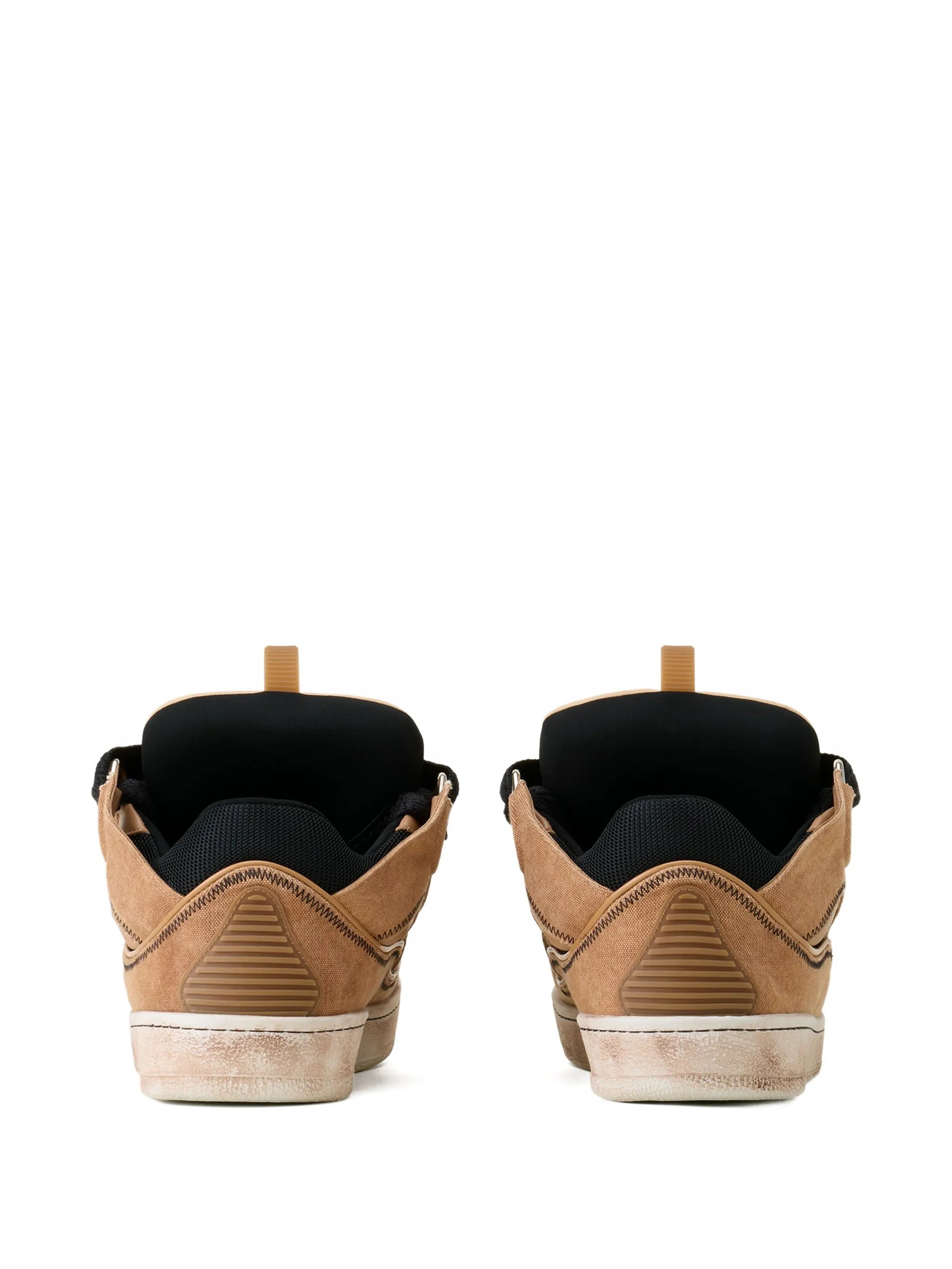 Lanvin Lanvin Curb Cut-out Lace-up Sneakers, view 2