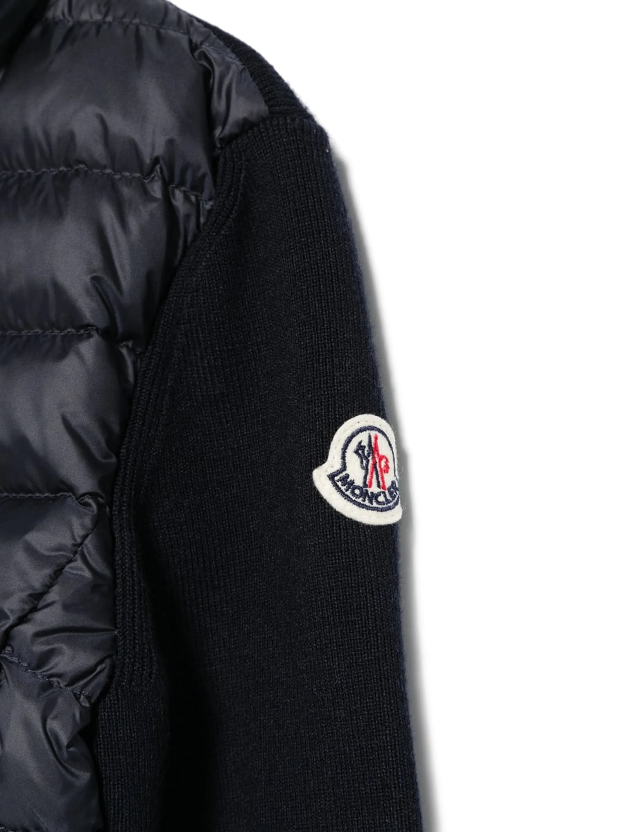 Moncler Moncler Quilted Panelled Jacket, view 2