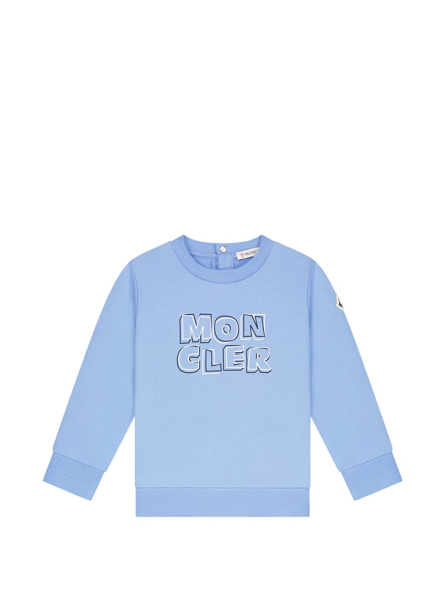 Moncler Moncler Logo-print Crew-neck Sweatshirt