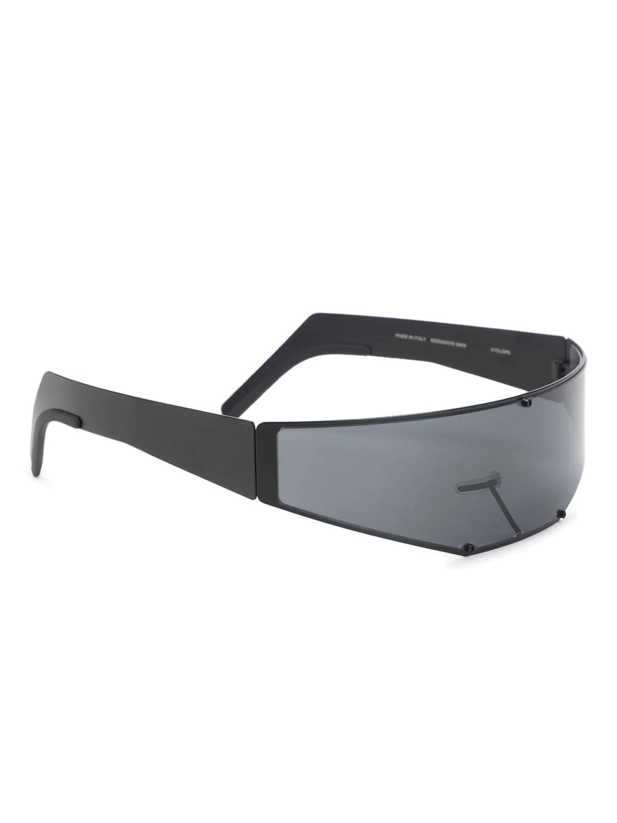 Rick Owens Rick Owens Shield-frame Sunglasses, view 2