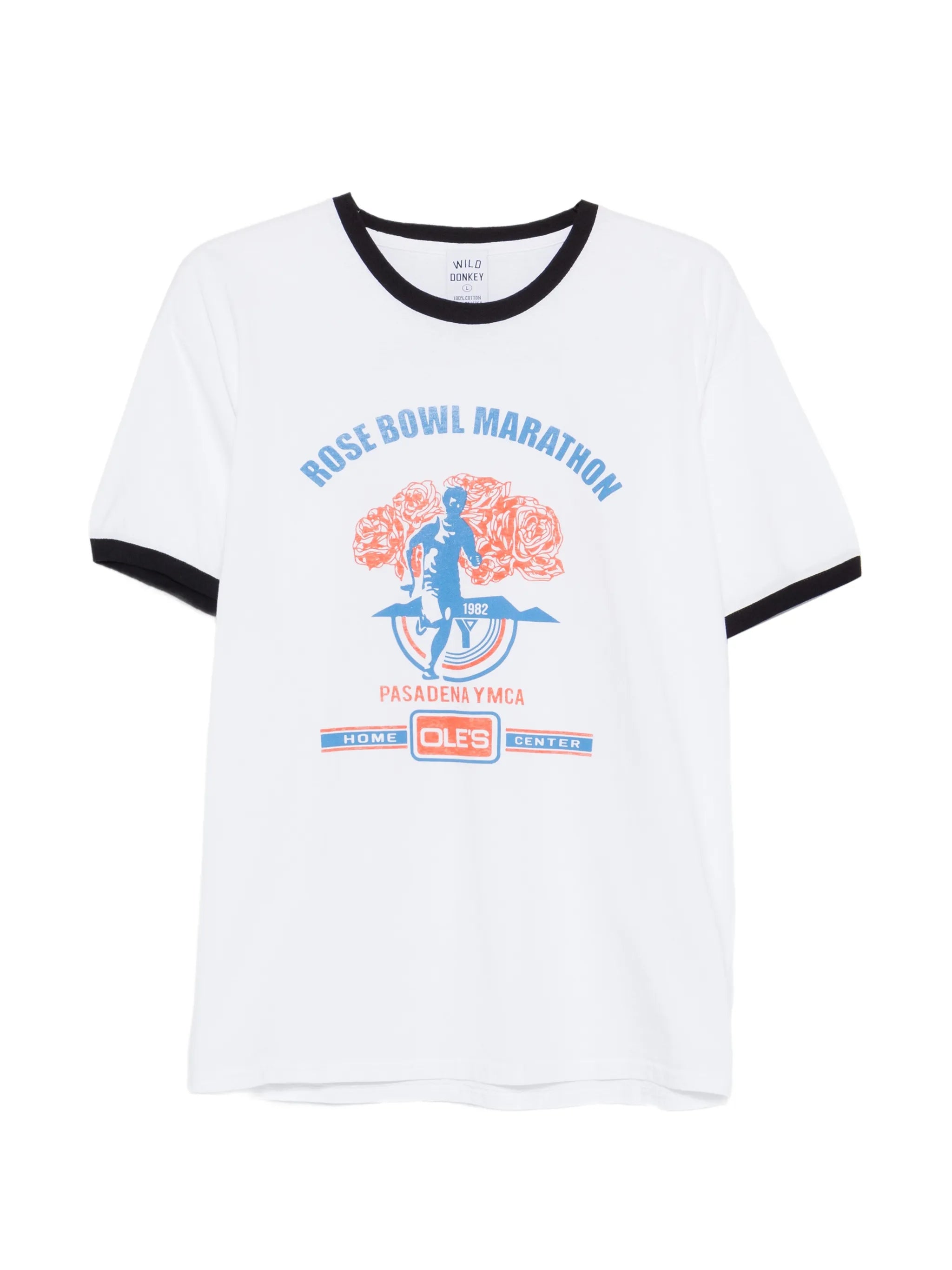 Wild Donkey Wild Donkey Print Crew-neck T-shirt
