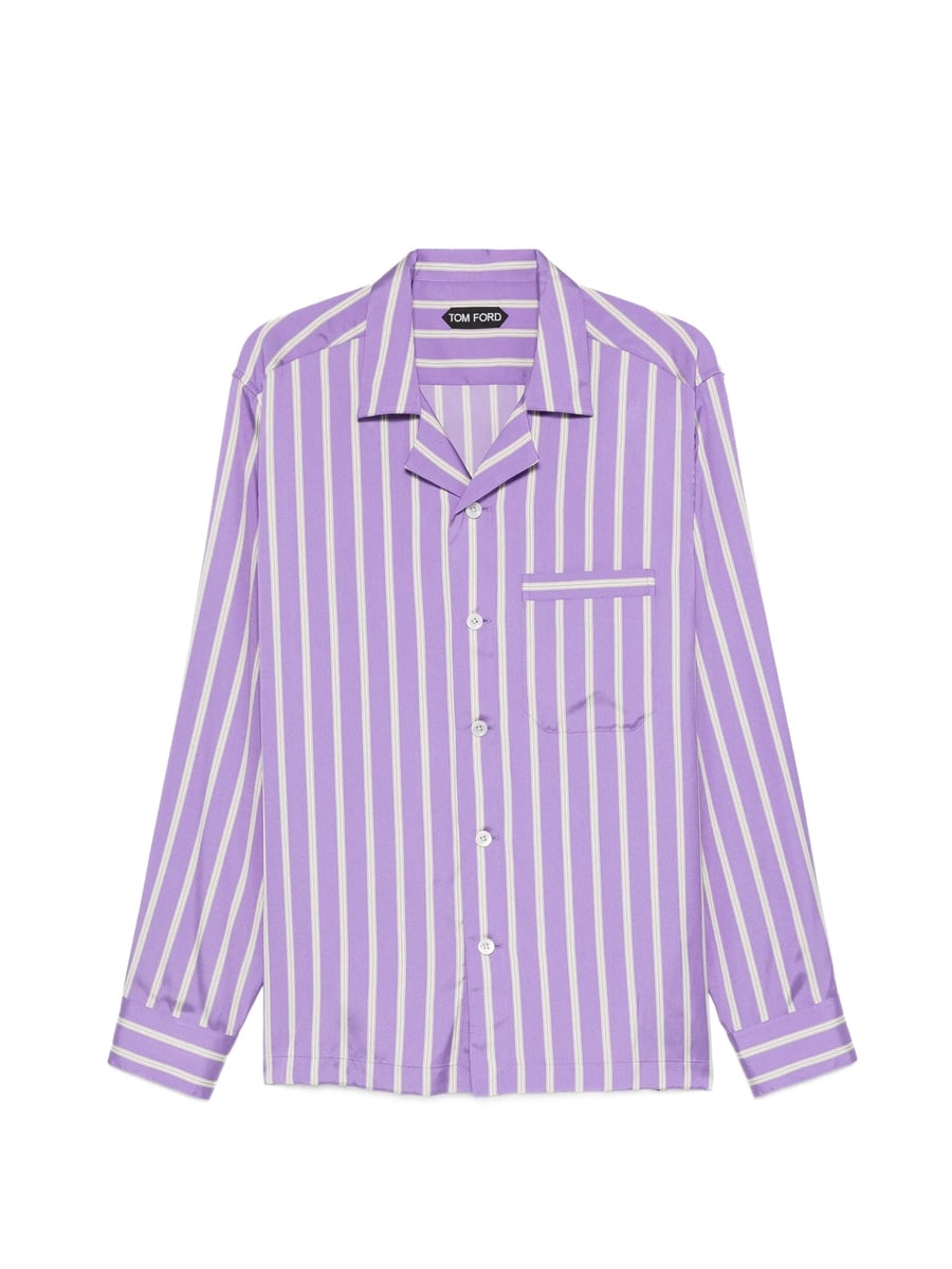 Tom Ford Tom Ford Striped-pattern Chest-pocket Shirt