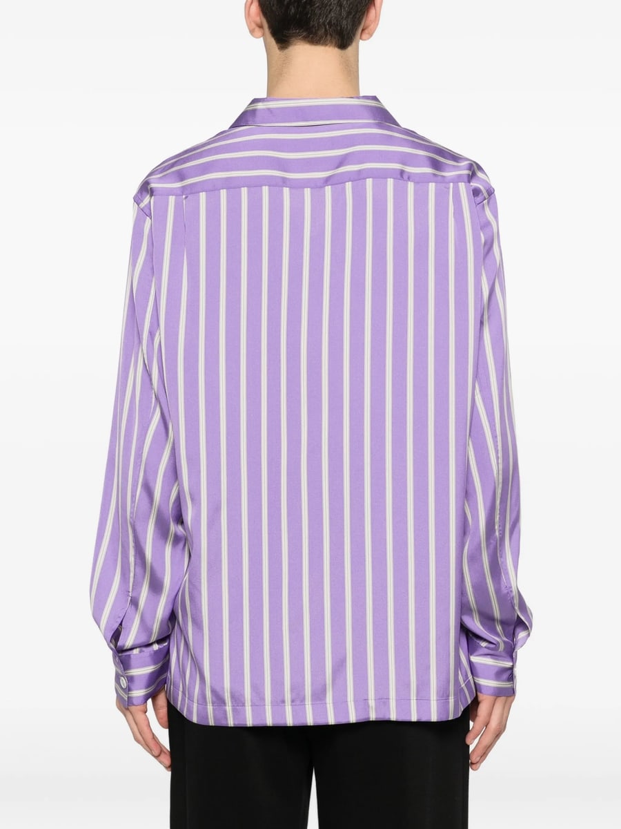 Tom Ford Tom Ford Striped-pattern Chest-pocket Shirt, view 2