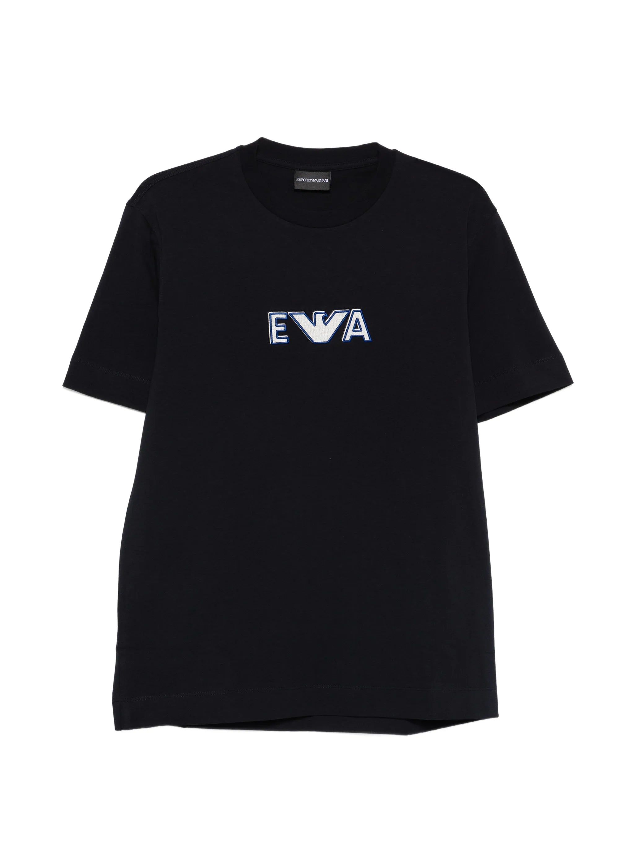 Emporio Armani Emporio Armani Logo-embroidered T-shirt