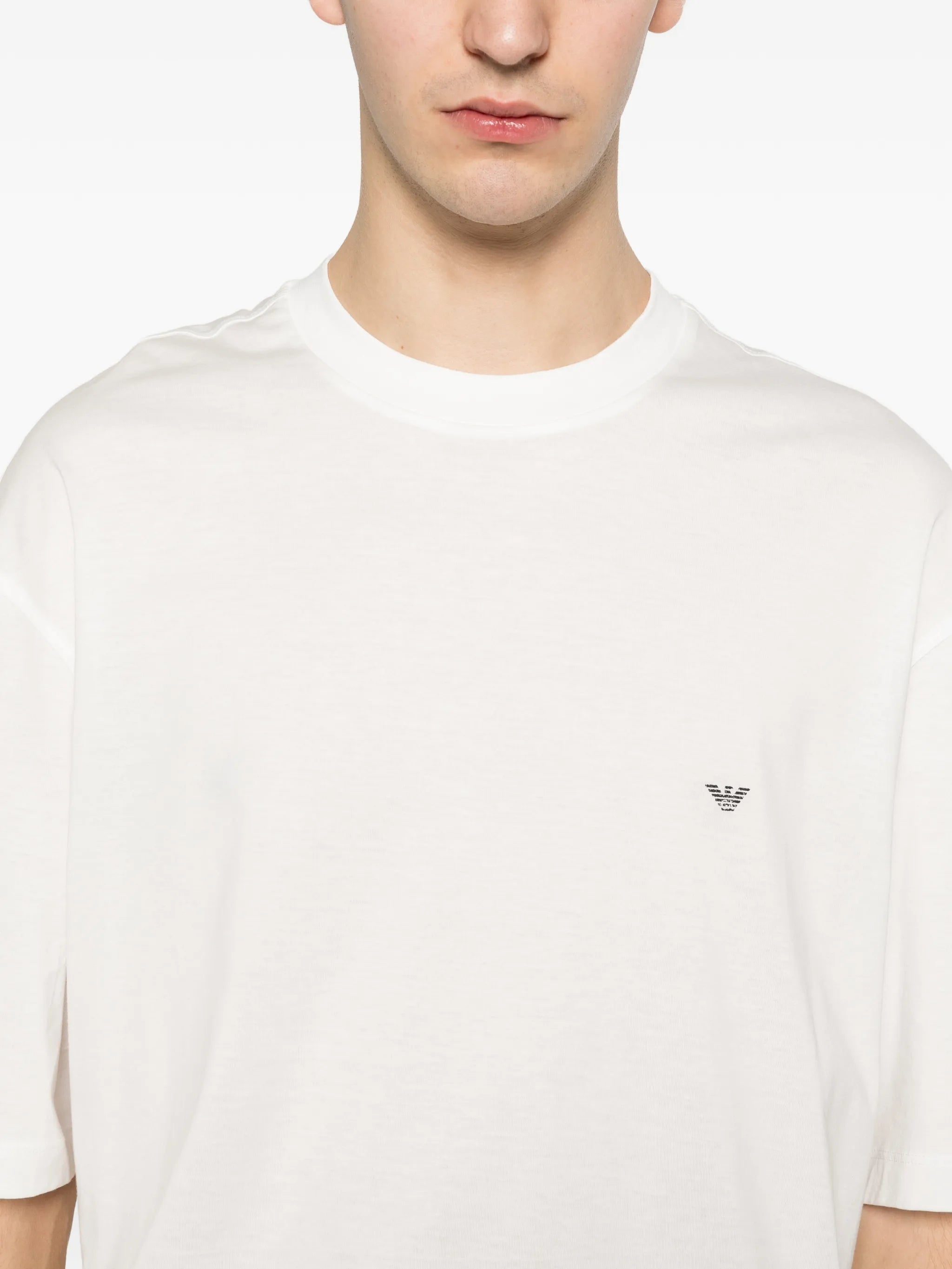 Emporio Armani Emporio Armani Logo-patch Short-sleeve T-shirt, view 2