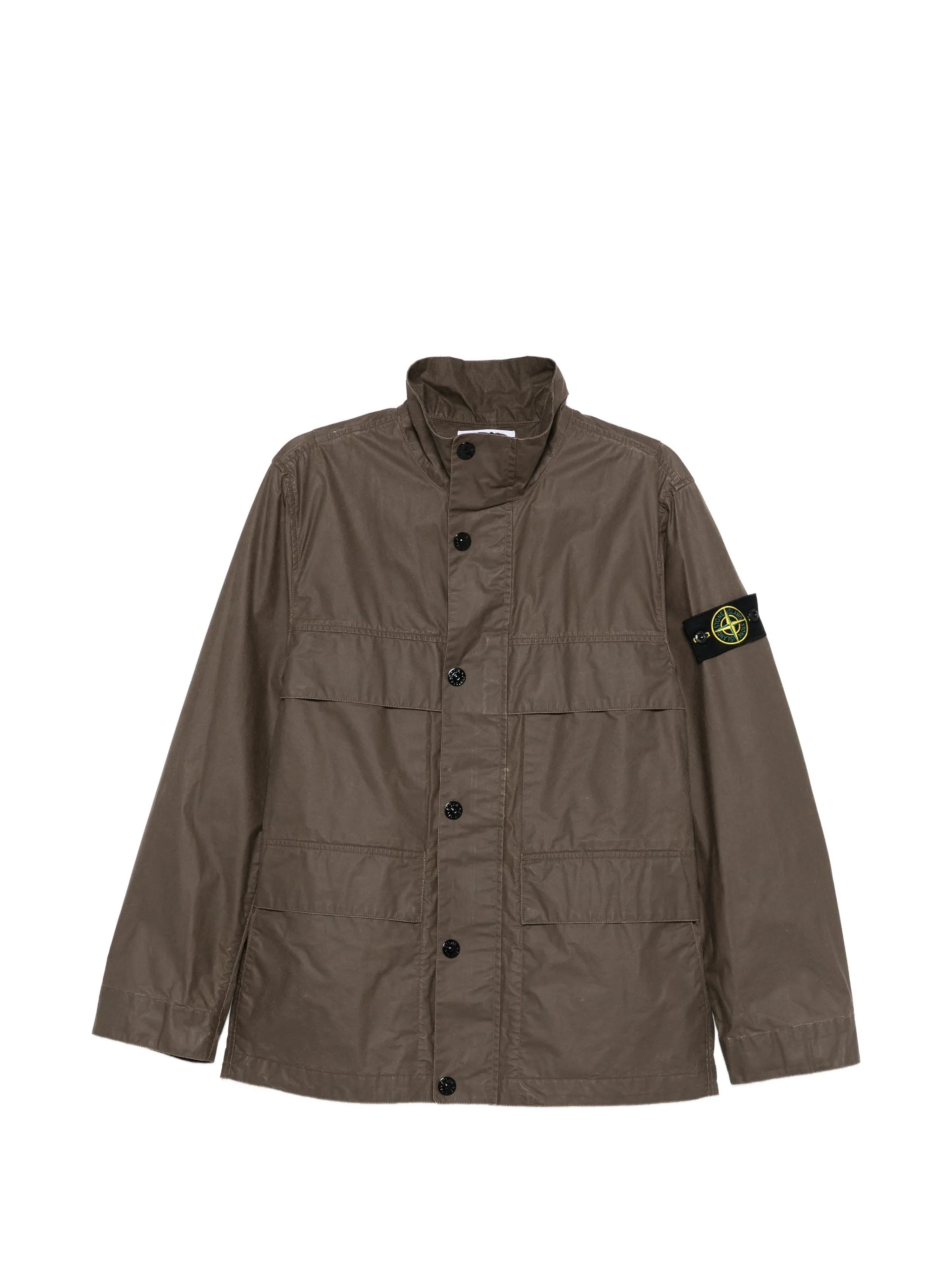 Stone Island Stone Island Waxed-canvas Field Jacket