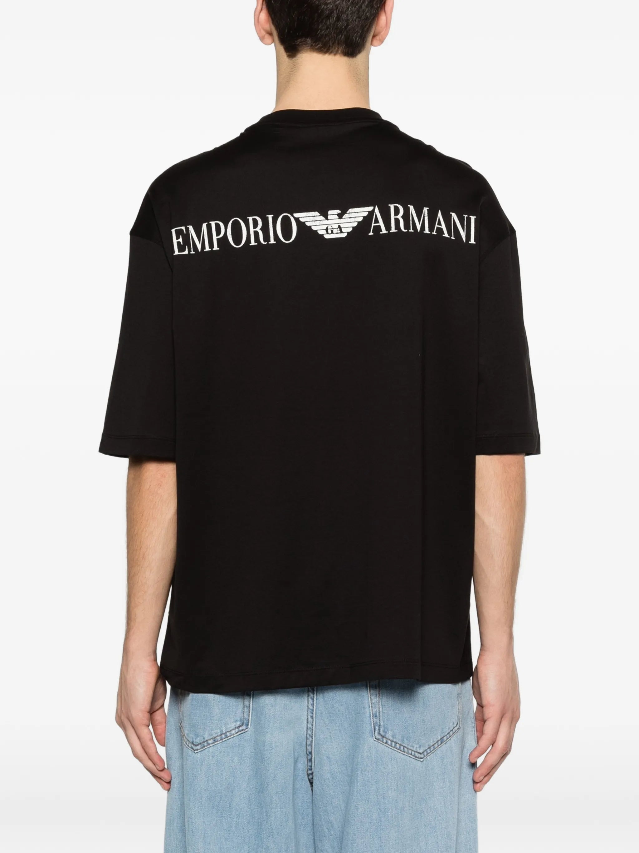 Emporio Armani Emporio Armani Logo-patch T-shirt, view 2