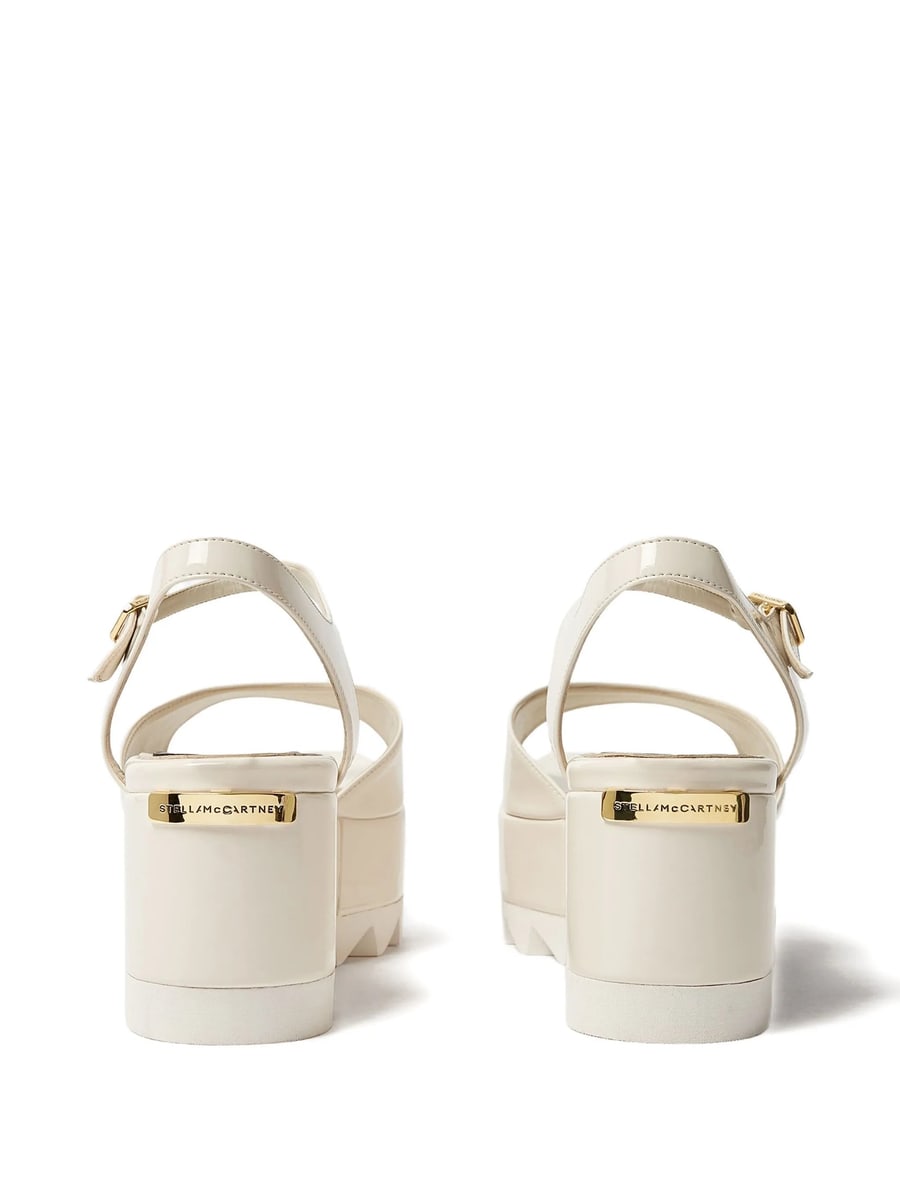 Stella McCartney Stella Mccartney Elyse Patent Platform Sandals, view 3