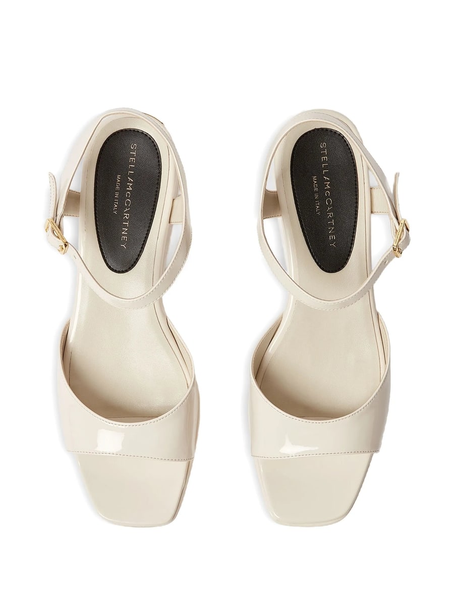 Stella McCartney Stella Mccartney Elyse Patent Platform Sandals, view 4
