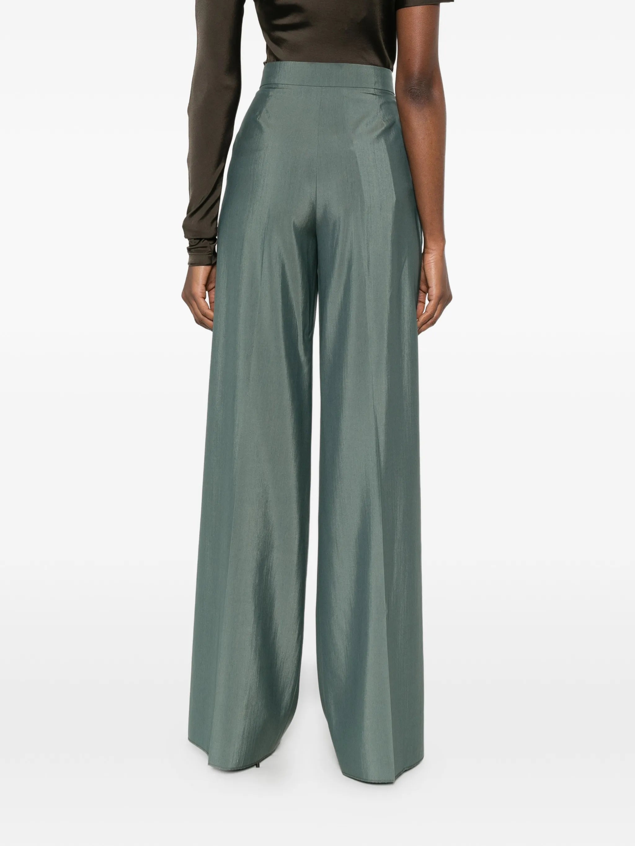 Max Mara Max Mara MXMGIALLO WIDE LEG TROUSERS, view 2