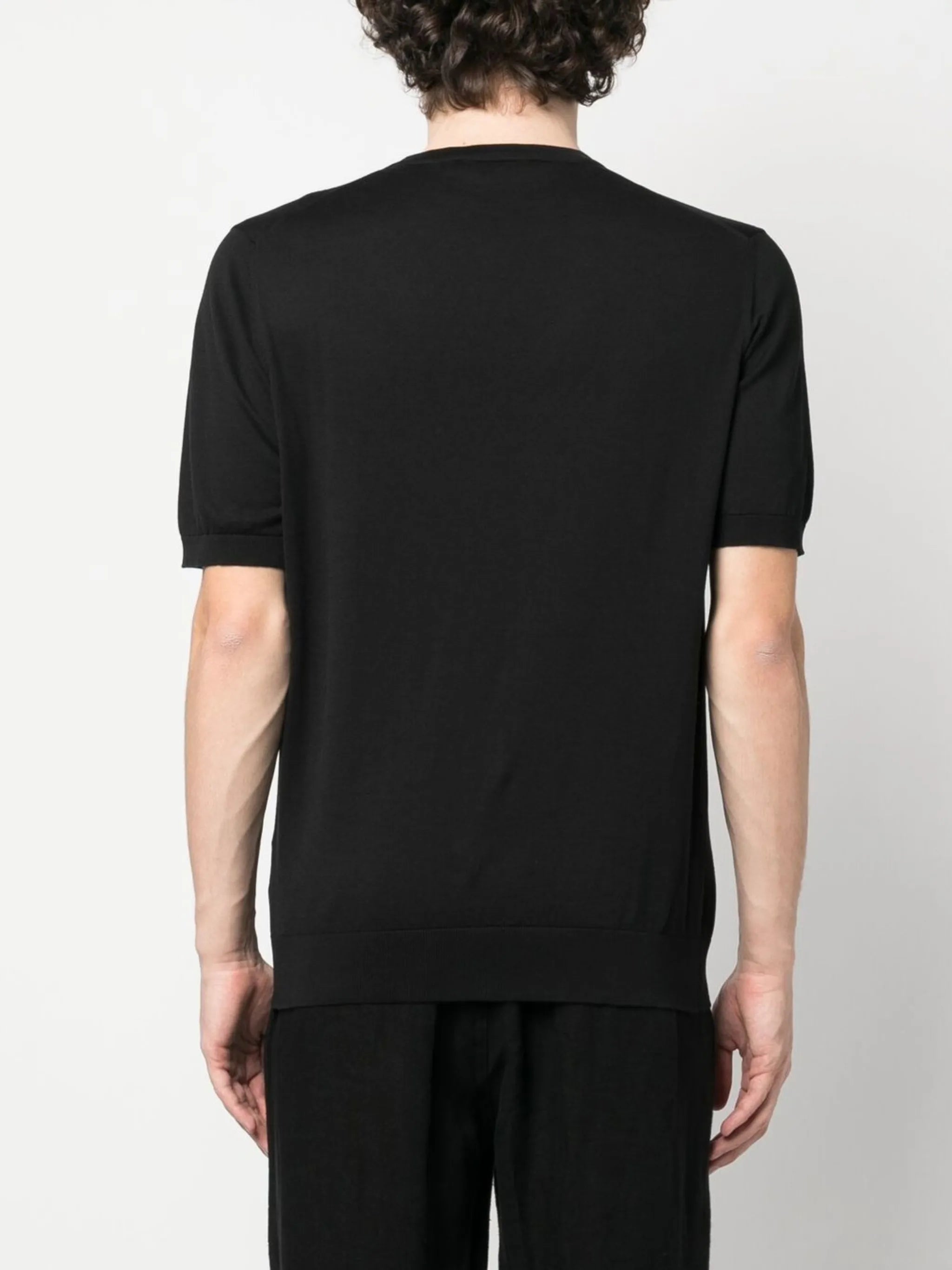 Fileria Fileria Short-sleeved Cotton Jumper, view 2