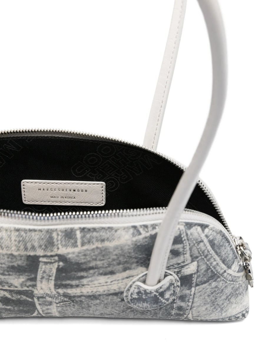 Margesherwood Margesherwood Printed Suede Shoulder Bag, view 5