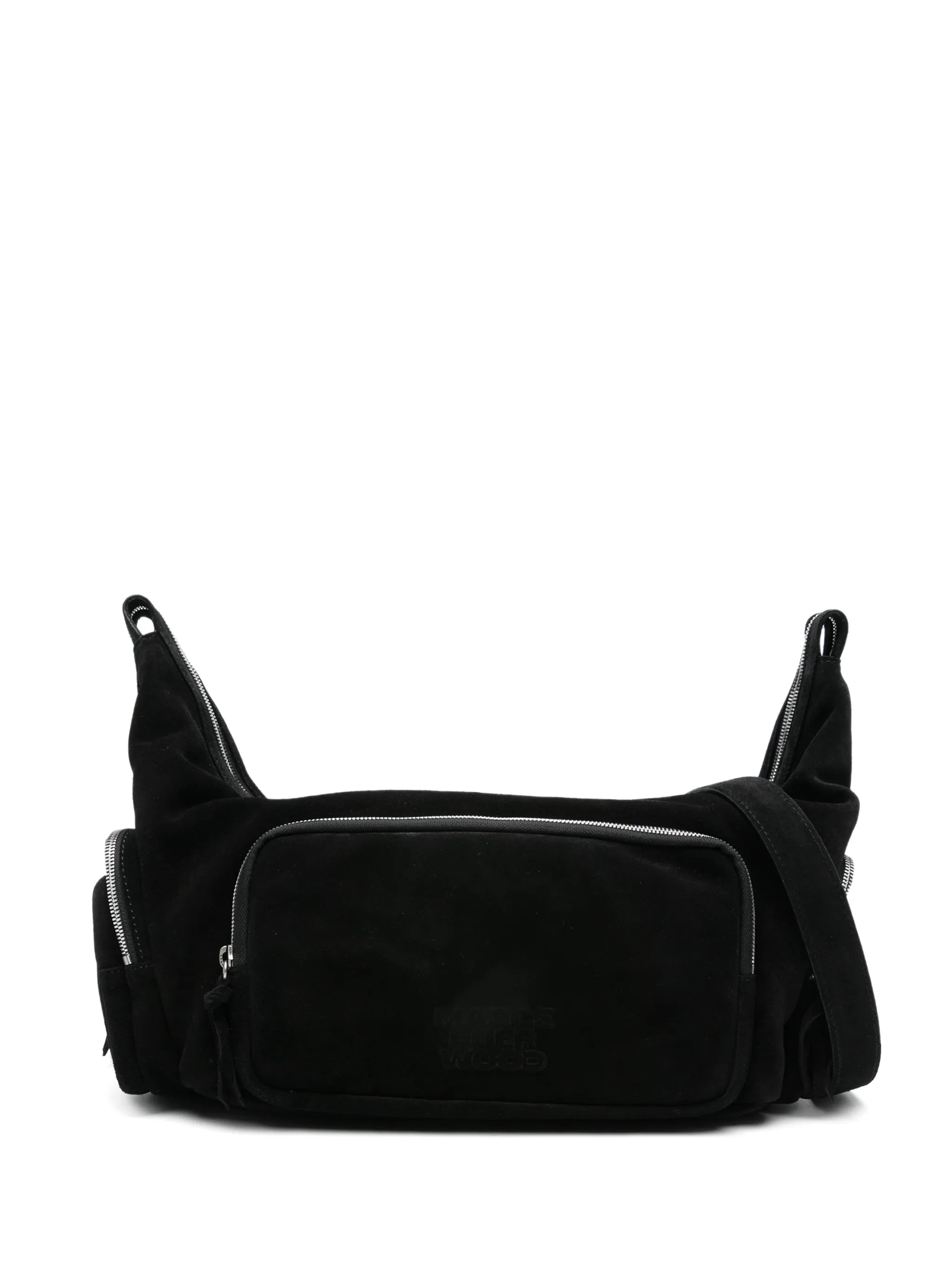 Margesherwood Margesherwood Logo-embossed Suede Crossbody Bag