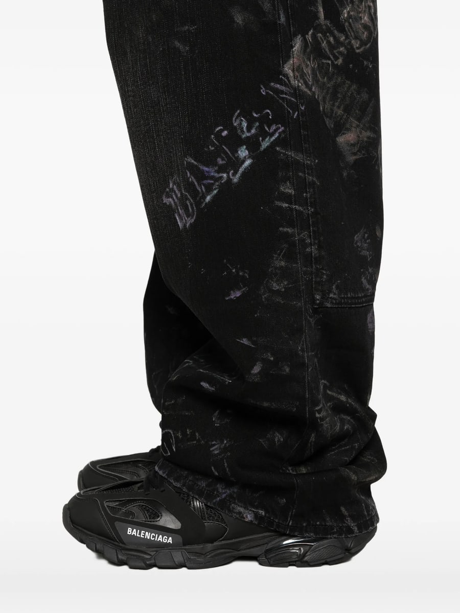 Balenciaga Balenciaga Print Jeans, view 5