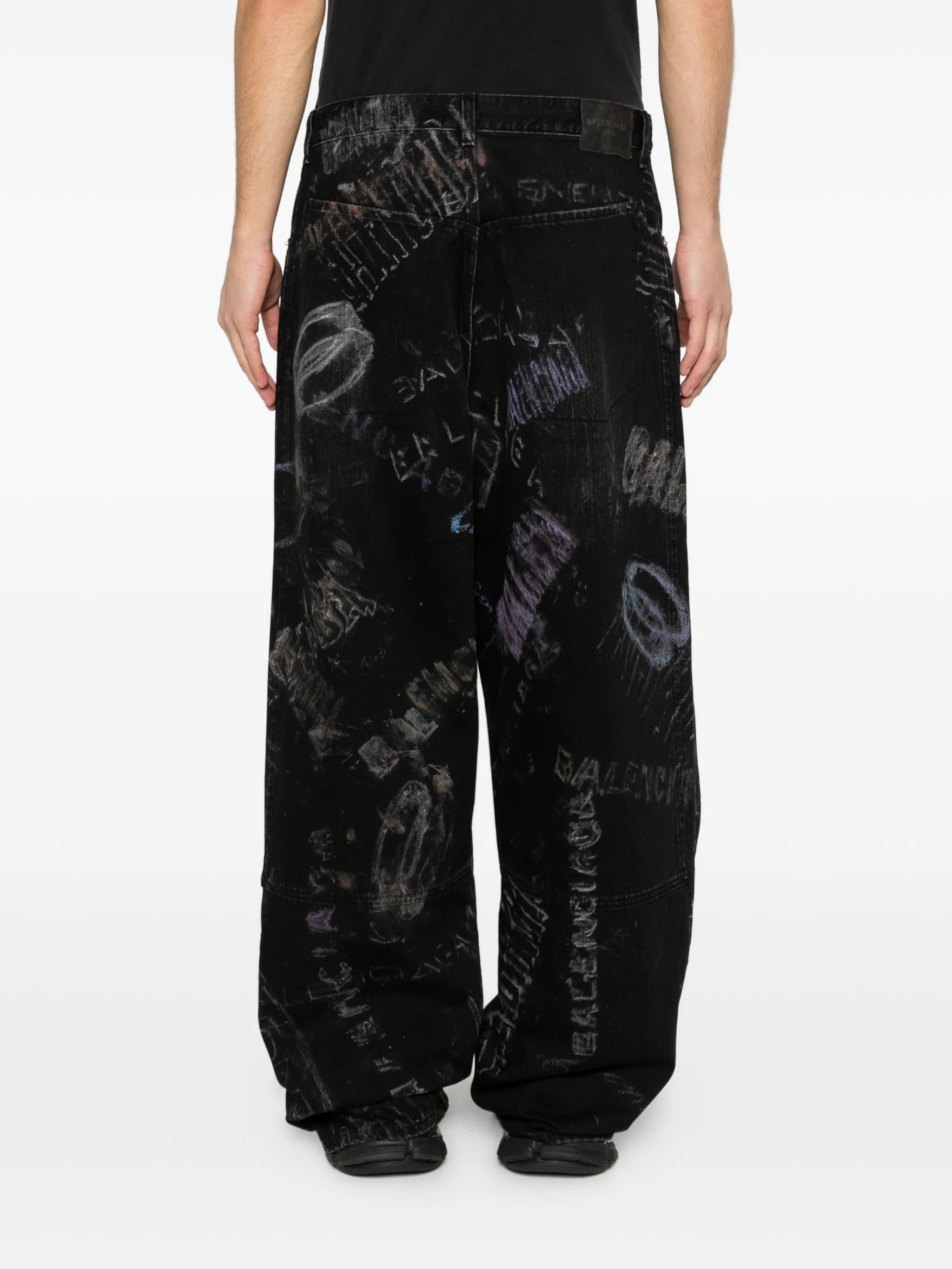 Balenciaga Balenciaga Print Jeans, view 2
