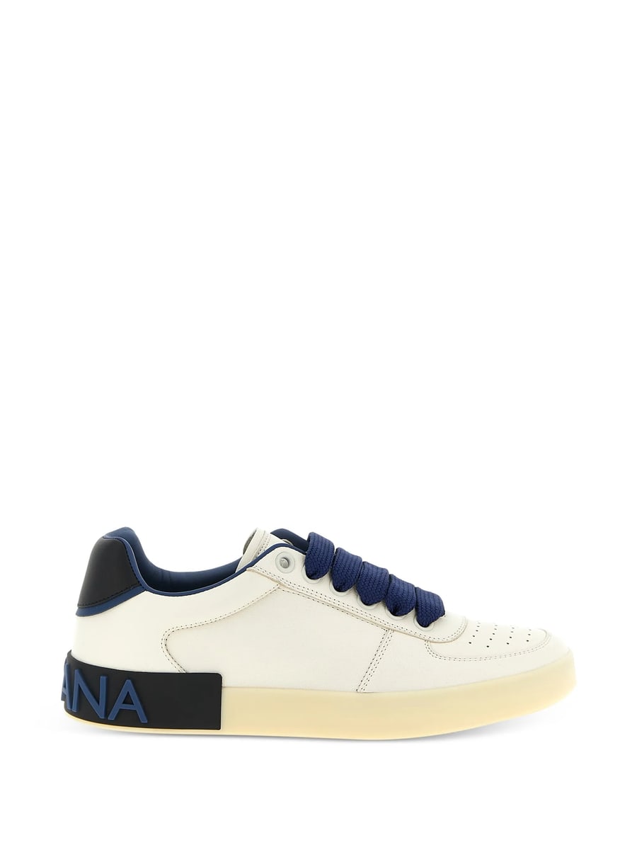 Dolce & Gabbana Dolce & Gabbana Portofino Leather Sneakers, view 2