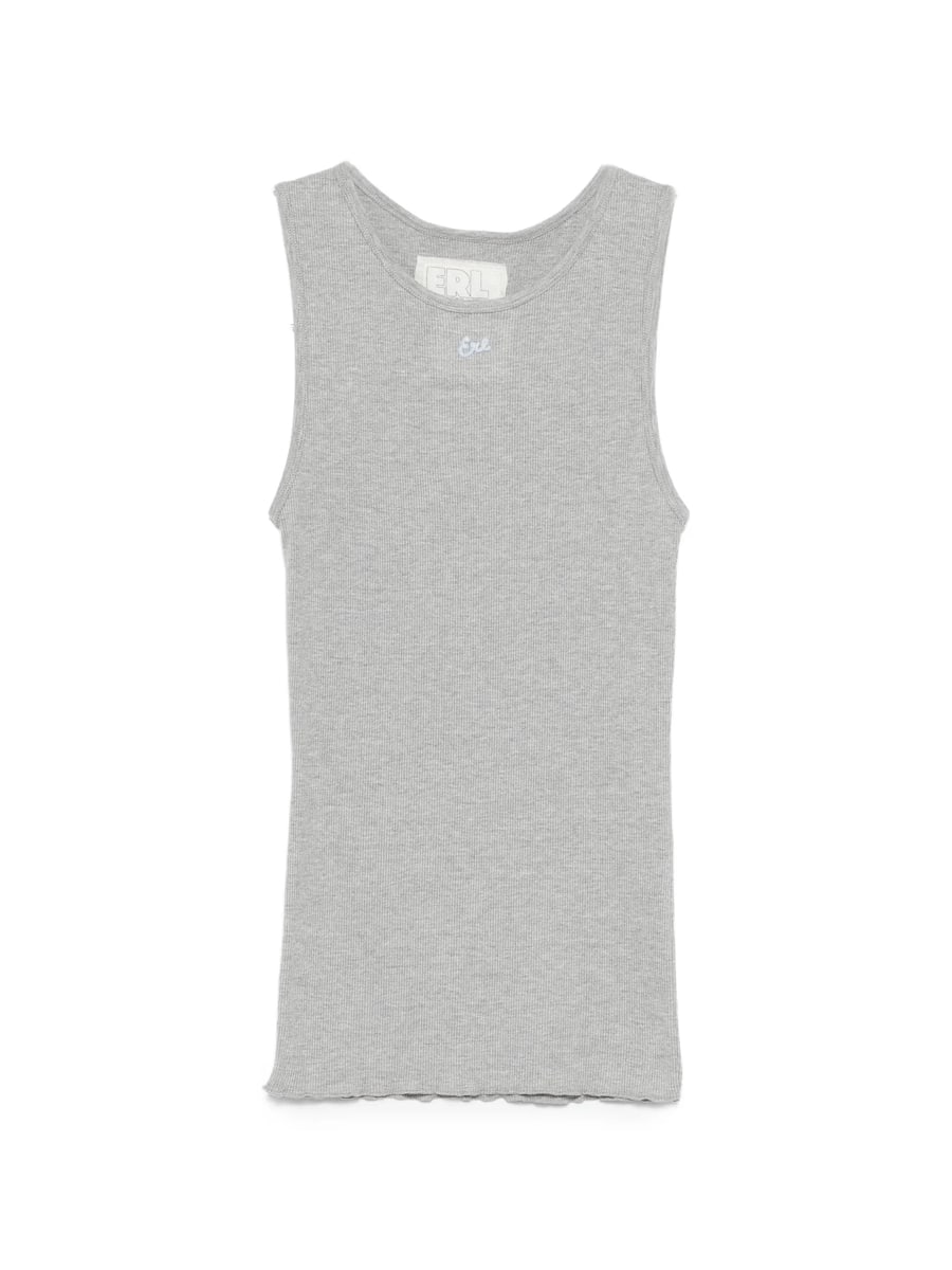 Erl Erl Ribbed Logo Tank Top