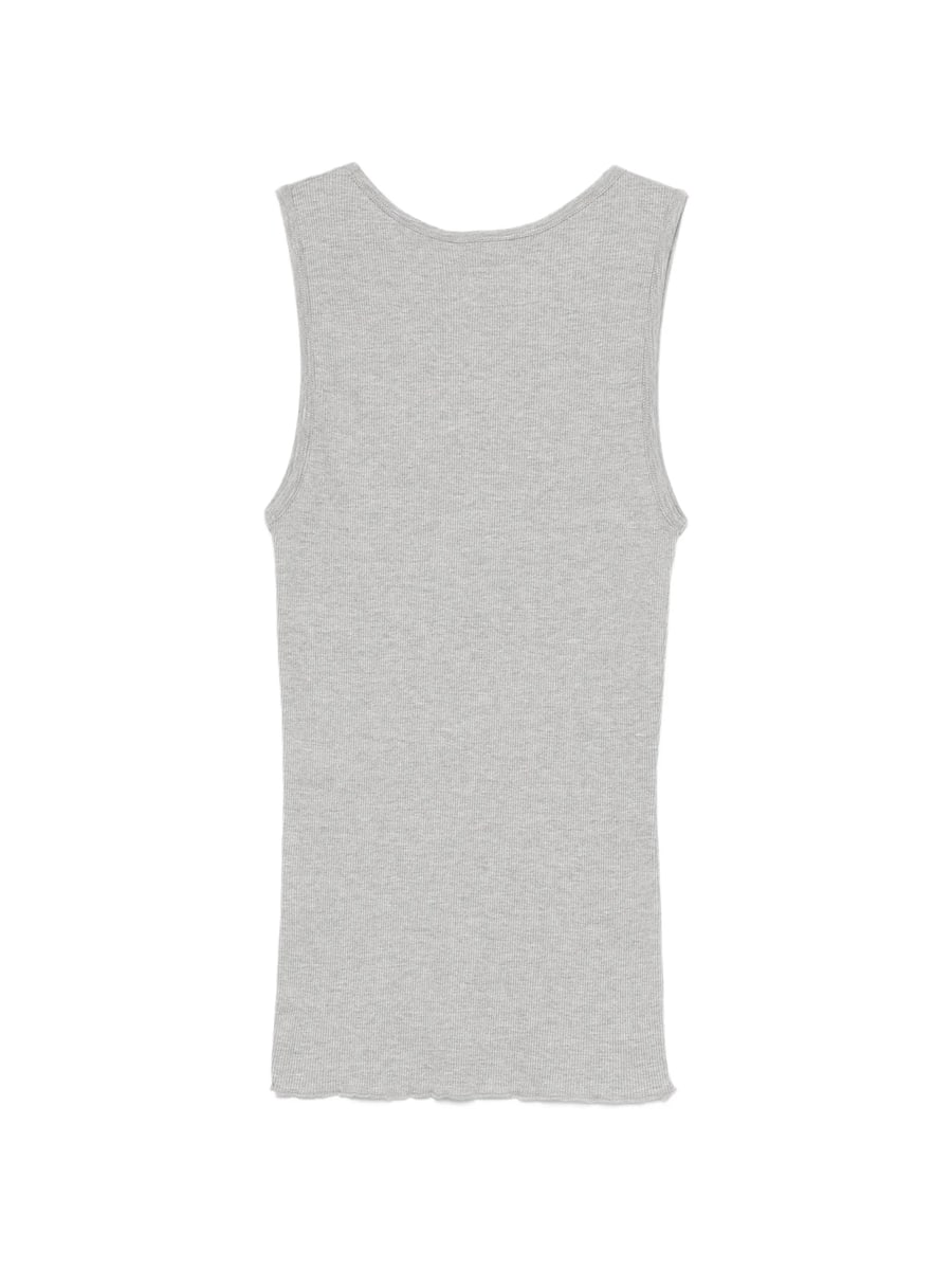 Erl Erl Ribbed Logo Tank Top, view 2