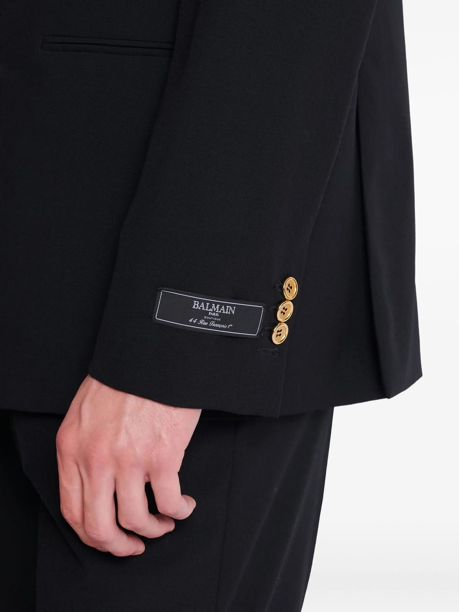 Balmain Balmain Double-breasted Wool Blazer, view 3