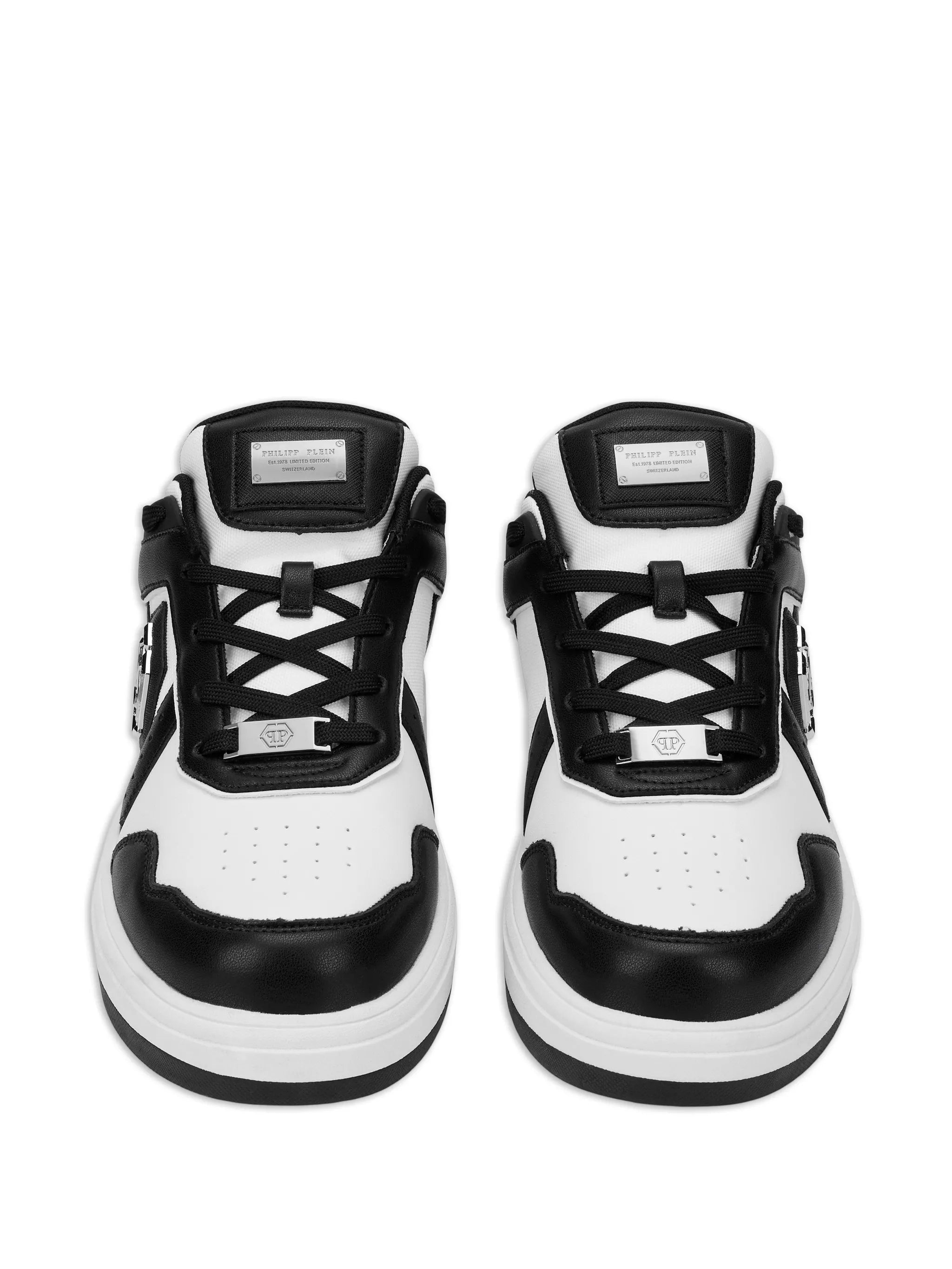 Philipp Plein Philipp Plein Logo-plaque Panelled Sneakers, view 2