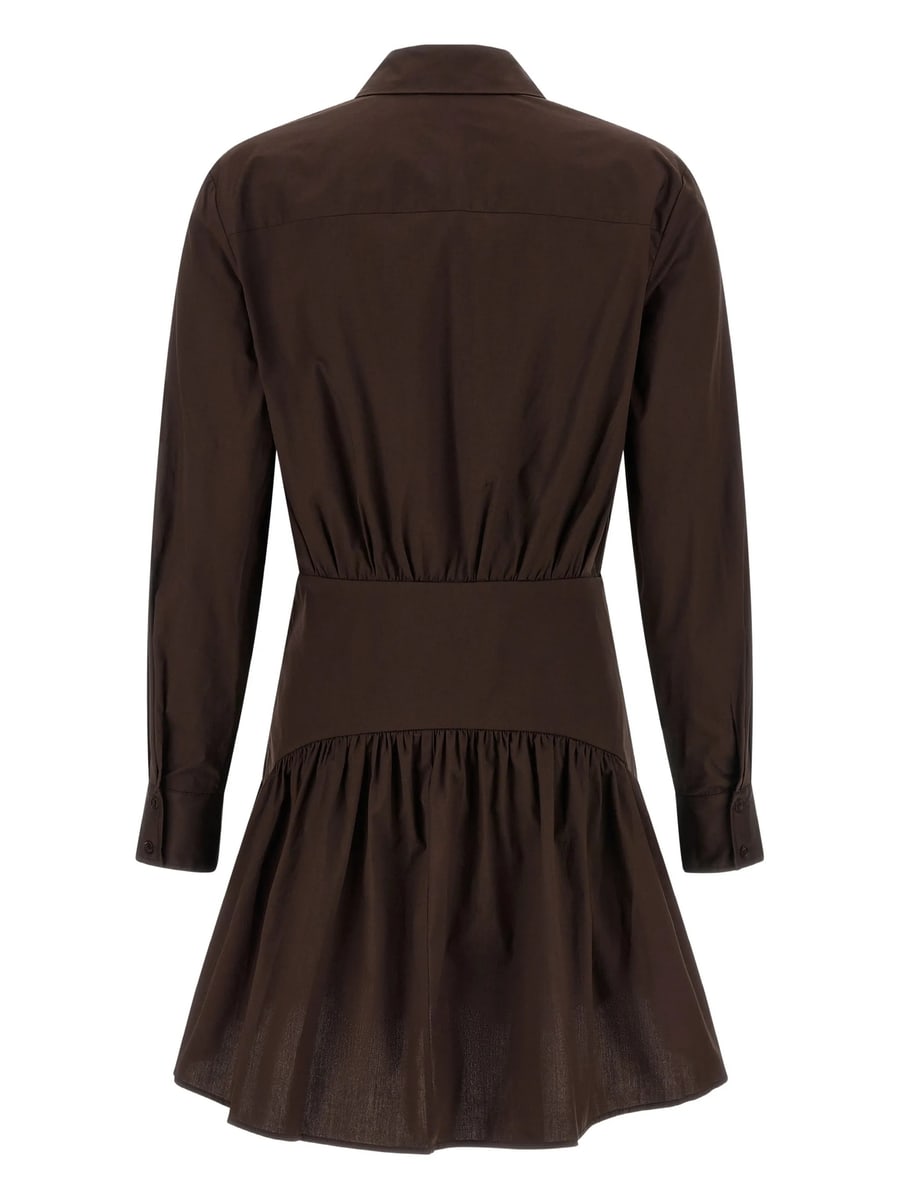 Staud Staud Rocco Gathered Mini Dress, view 4