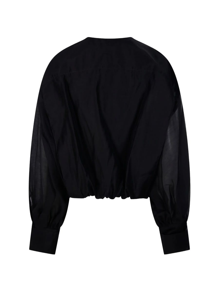Thelatest Thelatest Blouson-sleeve Top, view 2