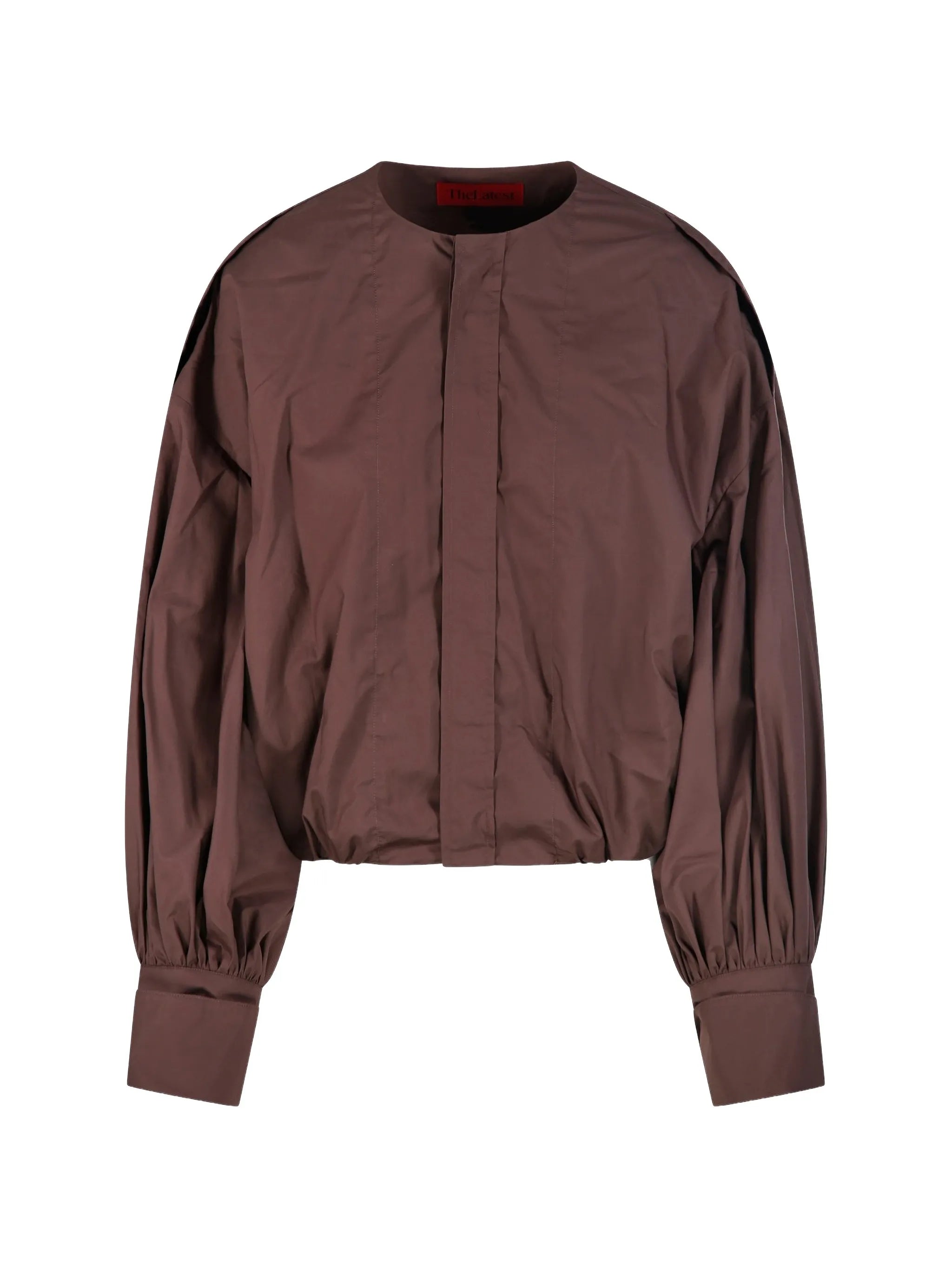 Thelatest Thelatest Balloon-sleeve Shirt