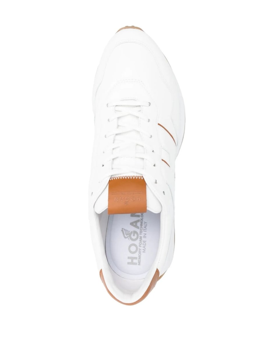 Hogan Hogan Contrast-detailing Sneakers, view 3