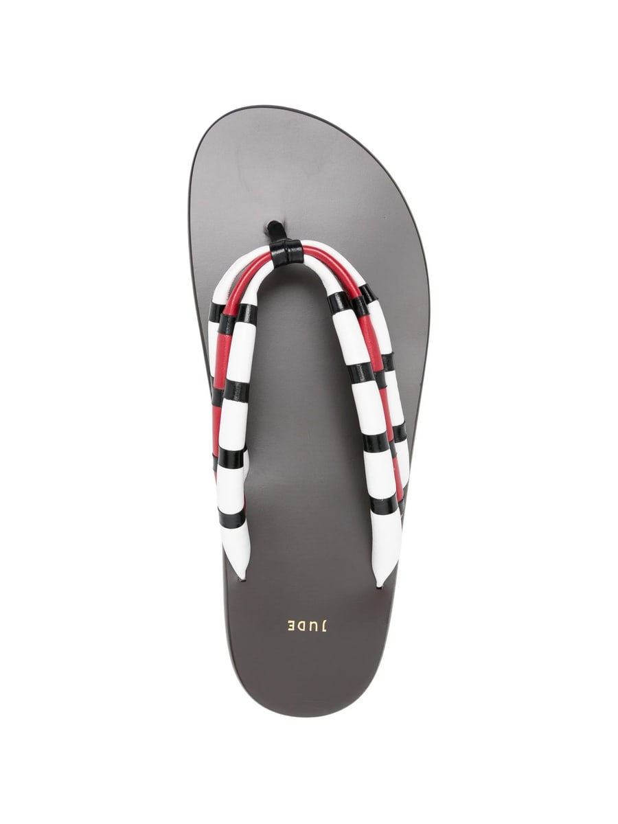 Jude Jude Striped-strap Sandals, view 3