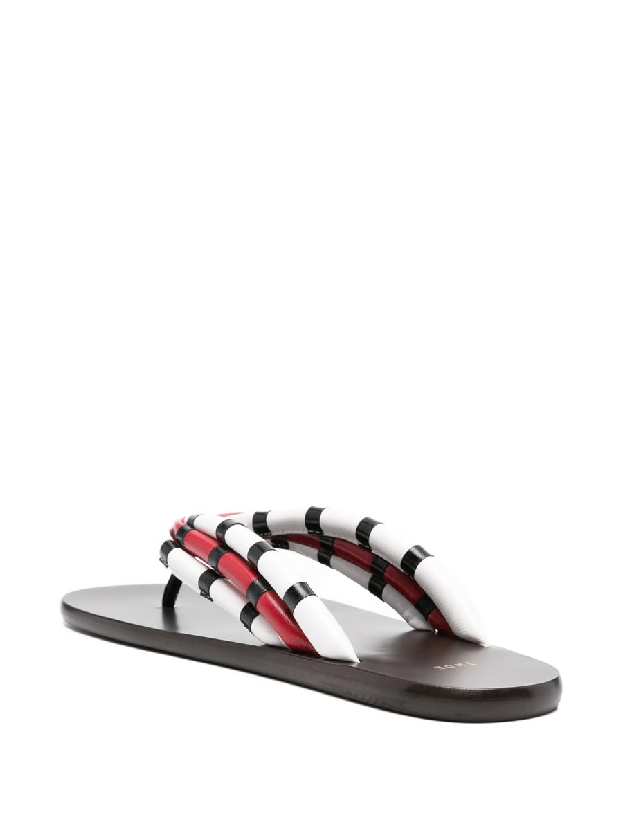 Jude Jude Striped-strap Sandals, view 4