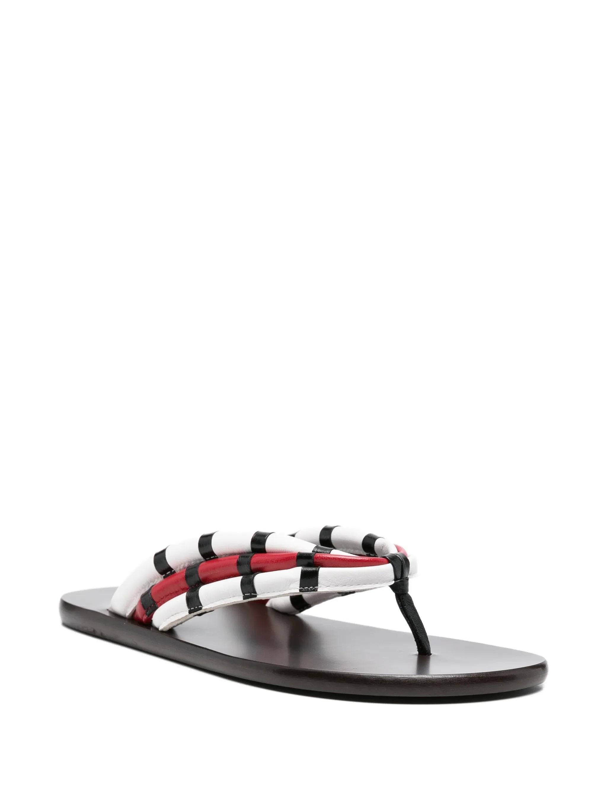 Jude Jude Striped-strap Sandals, view 2