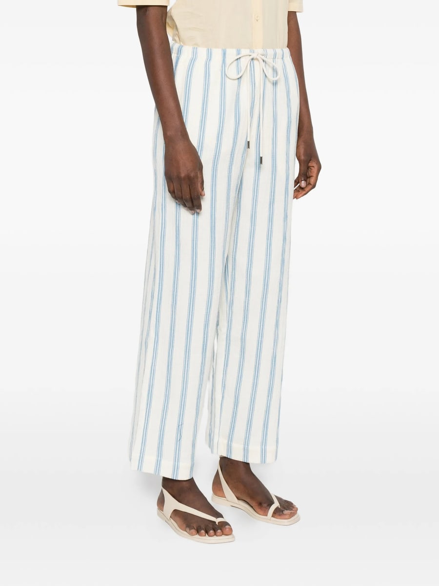 Bondi Born Bondi Born Striped Drawstring Trousers, view 4