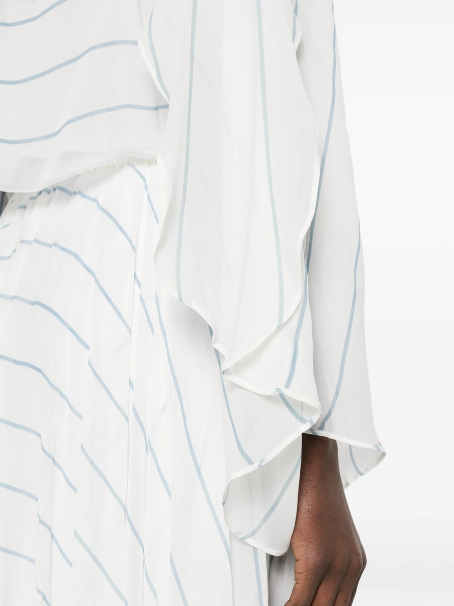 Bondi Born Bondi Born Striped Ruffled Top, view 2